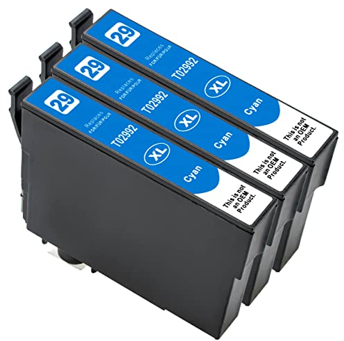 ESMONLINE 3 er Set Multipack kompatible Druckerpatronen als Ersatz für Epson 29 XL (T02991) passend für Expression Home XP-455 XP-452 XP-442 XP-435 XP-332 XP-335 XP-342 XP-235 XP-245
