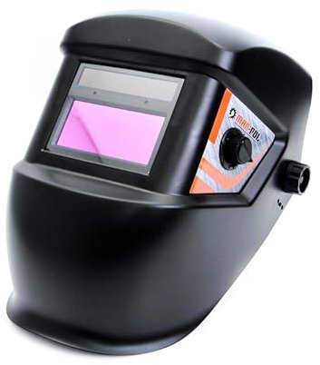 Maschera Casco Saldatura Autoscurante per MIG TIG MAG MMA| Campo Visivo 92,5 x 42,5 mm | Regolabile