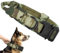 Ceboic Taktisches Hundehalsband, Weich Gepolstertes Verstellbare Nylon Hundehalsband mit Kontrollgriff Metallschnalle für Mittlere Große Hunde Jagd Training Freizeit Outdoor (Camouflage, XL)