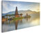 Prime Bild auf Leinwand Pura Ulun Danu Tempel Panorama bei Sonnenaufgang am Bratan See Bali Indonesien Wandbild Poster Leinwan