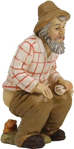 FADEDA Cagones/Höhe:ca. 9cm da sitzt, geeignet für 11cm Höhe Figuren/handbemalt/detailgetreue Krippen Figuren - Weihnachten Tisch Dekoration Krippe Zubehör