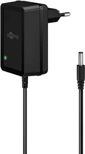 goobay 64975 Universal Netzteil 12 V / 18 W 1,5 A Steckernetzteil 12v / Ersatznetzteil mit DC-Stecker 5,5 mm x 2,1 mm für TV Box, Router, LED-Streifen, Videokamera / 1.8 Meter