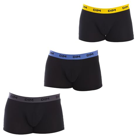 DIM 3er-Pack Boxershorts, atmungsaktives Gewebe, D005D, für Herren