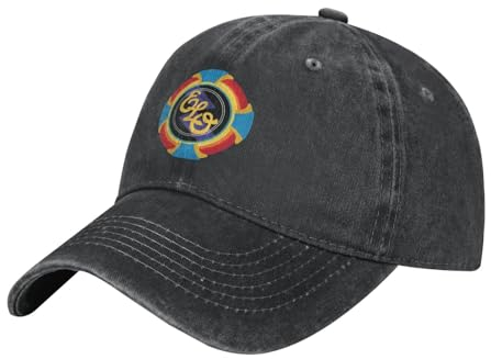 CARGUS Electric Band Light ELO Baseball Cap, verstellbare Klassische Basecap, lustige Snapback-Cap für Herren & Damen, Geschenkidee