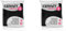 CERNIT CE9056100AMZC - Un lot de 2 Pains de Pâte Polymère NUMBER ONE - Pâte à Modeler à Cuire - Couleur Noir - 2 Blocs de 56 g