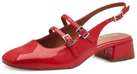 Tamaris Femme Damen 1-29510-44 Escarpins, Rouge laqué, 38 EU