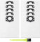 Soleeya 10 Staubsaugerbeutel Compatible with Karcher+1 Reinigungsbürste, WD4 WD5 WD6 MV4 MV5 MV6 KWD4 KWD5 KWD6 KNT4 Compatible with Kärcher 2.863-006.0 Staubsaugerbeutel Filtertüten Nass Trocken