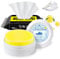WEILAOK Nettoyant Basket Blanche, Nettoyant Chaussure Blanche, Nettoyant Chaussure, Lingettes Nettoyantes Basket, Kit de Nettoyage Chaussure Convient à la Plupart des Chaussures, 260 G+12 Pièces