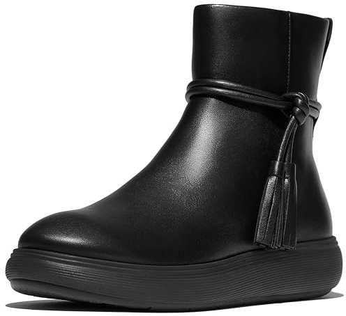 Fitflop Damen Iq-comff Tassel Leather Short BootsStiefelette