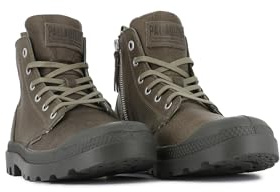 Palladium Mixed Pampa Zip LTH ESS Boot, Brown, 12 UK, Brown, 12.5 UK