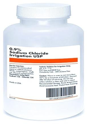 Sterile Saline (6-Pack of 100 ml)