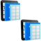 Luazvilkpsar 2 Piezas Kit de Filtros de Vacío, Filtro de Repuesto Compatible con Philips PowerPro Compact, PowerPro City y PowerPro Active, para FC9332 FC9331 FC8010/01 FC9555 FC9550 FC9334 FC9333