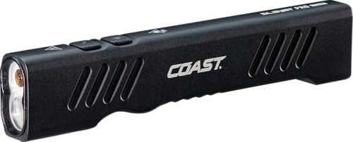 Coast Slayer Red Taschenlampe – 1000 Lumen, 13,5 cm, 5 Lichtmodi, Magnetisch, Wiederaufladbar, Nachtsicht mit Rotlicht