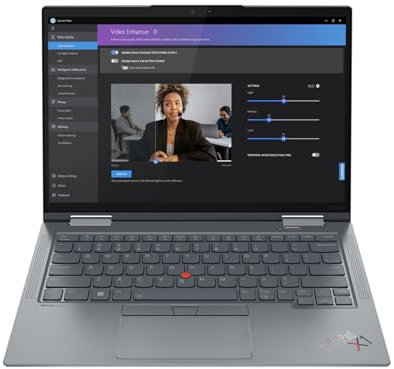 Lenovo ThinkPad X1 Yoga Gen 8 14 Notebook Computer 2-in-1 konvertierbarer Laptop, Intel i5-1345U, 16GB RAM, 512GB SSD, WUXGA Touchscreen, 4G LTE, Windows 11 Pro, Tastatur QWERTZ Deutsch