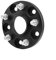 XEBRAD Spurverbreiterungen 5x114,3 Hubcentric 70,5 15 mm 20 mm 25 mm Aluminium-Radverbreiterung Adapter, for Ford, for Mustang, Autozubehör Separadores Spurverbreiterungen für Autos(Black 1PCS 30MM)