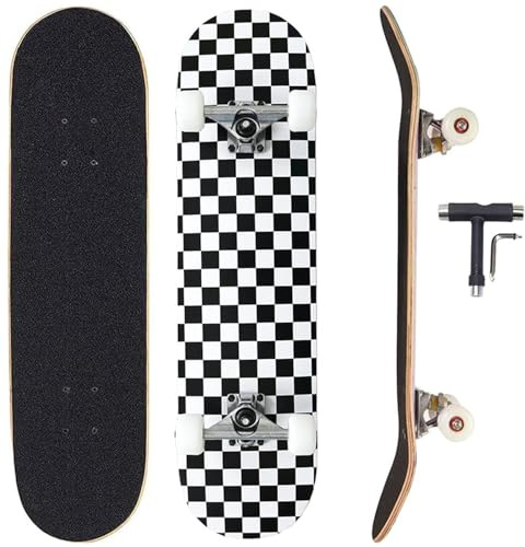 Sumeber Skateboard für Anfänger, Geburtstagsgeschenk für Teenager und Erwachsene