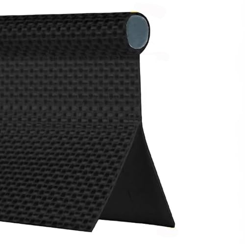 Tubo de riel de toldo de 3 metros, 8 mm, doble solapa Ka-dor, núcleo de PVC negro, tiras para rieles de toldo para T4, T5, T6, autocaravanas, camping, toldos, tiendas de campaña