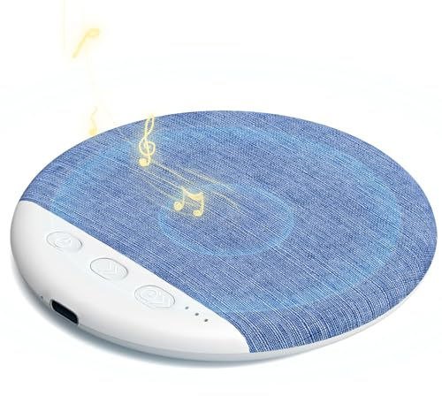 2026 Altavoz Bluetooth Almohada para Dormir Altavoz Ultrafino Bajo Almohada con Blanco Ruido y Temporizador de Dormir, Altavoz de Dormir para Dormir de lado, Escucha Privada sin molestar a la pareja