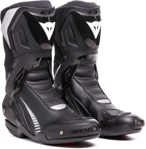 Dainese Herren Nexus 3 Air Stivali Da Motocicletta PerforatiAtmungsaktive Belüftete Sport Motorradstiefel mit Axial Distorsion Control System und Abnehmbarem Schienbeinschutz IN OUT