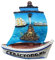 wedaredai 3D Krim Russland Kühlschrank Magnet Schiff Style Reise World Cup Souvenir Aufkleber, Russland Handarbeit Home und Küche Dekoration Kühlschrank Magnet