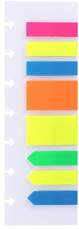 Eagle Discbound Page Marker/Page Flaggen/Indicate Tabs, PET-Materialien, 3 verschiedene Formen, für Planner/Notizbücher