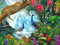 Wowdecor Malen nach Zahlen-Sets für Erwachsene und Kinder, Ölgemälde zum Selbermachen, Leopardenfamilie, Pfauen, Tiere, Blumen, Schmetterling, 40,6 x 50,8 cm (rahmenlos)