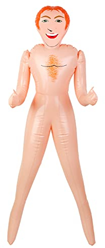 Ginger John Aufblasbare Puppe Junggesellenabschiede Foto-Requisite 150 cm Hochzeit Spaß Brautparty Accessoire