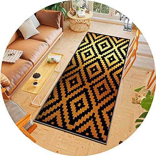 ACUY Alfombras De Pasillo Baratas 40x340cm Alfombra Cocina Vinilo Antideslizante Antimanchas para alfombras de Entrada a pasillos