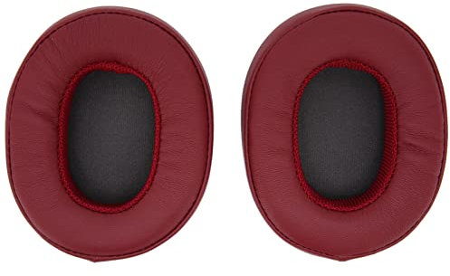 Earphone Ear Pad, Replacement Ear Pads for Skullcandy Crusher 3.0 Wireless Hesh3, Universal Protein Leather Earpads, Durability and Flexibility(Red wine)