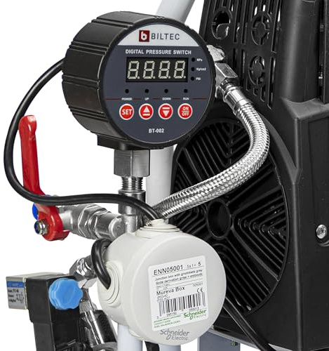 BILTEC - Digitale Vakuumschalter für präzise Vakuumregelung - Ideal für Holzarbeiten und Epoxy-Laminieren - Mit Anleitung