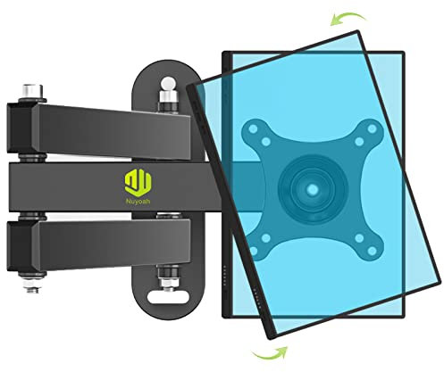 Nuyoah Echo Show 15 & 21 Wall Mount, Full Motion, VESA 100x100mm, 33lbs, Black