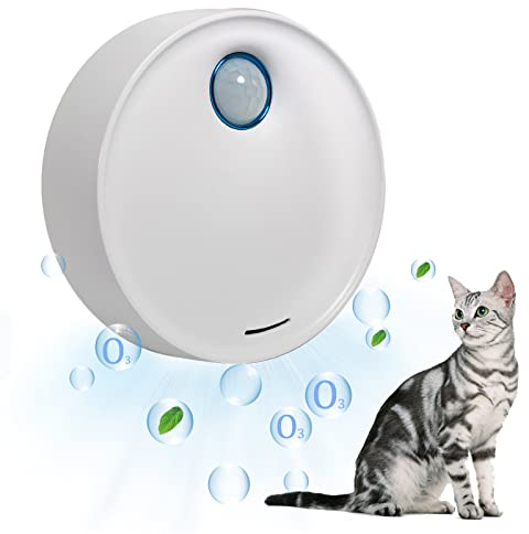 Désodorisant Litière pour Chat, Anti-Odeurs pour Maison de Toilette pour Chat, 99% sans Poussière Purificateur d'Air Portable Déodorant Absorbeur d'odeurs pour Animaux, Toilettes, Poubelle Odeur