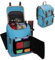 ENHANCE Sammelkarten-Aufbewahrungsbox, Rucksack in voller Größe für Spielkarten – Platz für Kartenordner, TCG-Box-Aufbewahrung, Spielmattenhalter, kompatibel mit Magic The Gathering, Pokemon (blau)