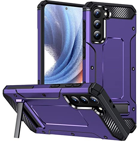 BAIDIYU Coque pour iPhone 7 Housse, Absorption des Chocs, La Conception à Double Couche TPU + PC Convient à l'édition du Ventilateur iPhone 7.（Violet）