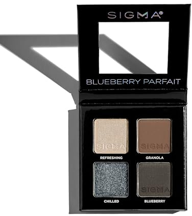 Eyeshadow Quad – Blueberry Parfait by SIGMA for Women – 0,14 oz Eye Shadow
