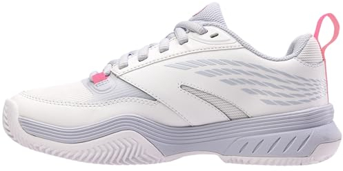 K-Swiss Performance Speedex Padel - Scarpe da Tennis, White/Arctic Ice/Neon Pink,