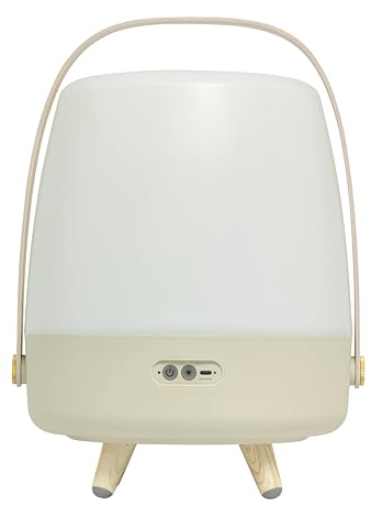 Kooduu - Lite-up Play Sound by Sound by JBL Lautsprecherlampe - Tragbar und Kabellos - Bluetooth-Verbindung und hochwertiger Klang, Sand - Beige