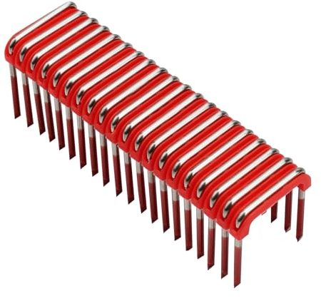 UYZO Isolierte Kabelklammer MNM1-600 für M12-Kabel-Heftpistole, 2,5 cm, passend für 2448-20 Kabelklammern, Befestigung von elektrischen Kabeln an Holzoberflächen, 2,5 cm Kabelklammer, 320 Stück pro