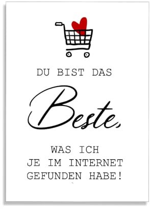 Postkarte Im INTERNET gefunden Valentinstag Geschenk Karte Valentinskarte Postkarte Liebe Tinder