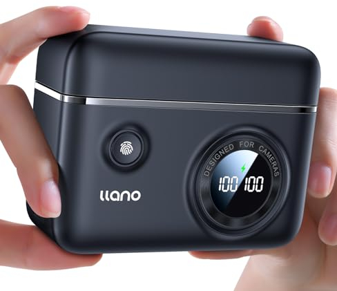 Llano LP-E17 Chargeur de Batterie pour Canon EOS R50 RP R10 R8, Rebel T8i, T7i, T6i, T6s, SL2, SL3, M3, M5, M6, 200D, 77D, 750D, 760D, 800D, 8000D - Appareils Photo Reflex Numériques