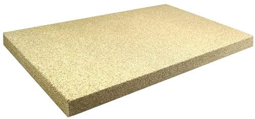 Vermiculite Platten Schamott Ersatz SF600 für die Feuerraum Auskleidung bis 1100°C Varianten (400 x 300 x 30 mm, 1 Stück)