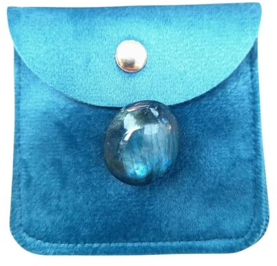Pierre ANTI STRESS Labradorite Naturelle Roulée, Détente, Bien-être, Lithothérapie, Reiki, Relaxation, 100% Artisanale Entreprise Française