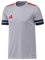 adidas Herren SQUADRA25 Jersey Short Sleeve, Glory Grey/Team Navy Blue 2/Pure Ruby, XL