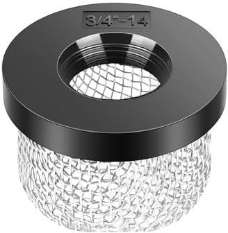WYLZLKX Filtro a Rete in Acciaio Inox per Pompe per vasche del Vivo 14 Filetto Femmina 3/4 Aerat