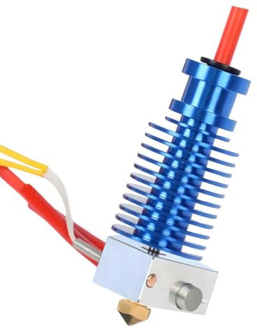 BZ 3D Prusa i3 MK3 Hotend 24V 40W Kit für Prusa i3 MK3,MK3S,MK3S+3D-Drucker V6 Hotend 24V Kit,Upgrade V6 Bi-Metal Heatbreak,Heizblock Aluminium,V6 Messing Düse 0,4mm.