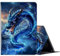 for Fire HD 10 Tablet Case (11th Generation,2021 Release,10.1),Blue Dragon Design for Amazon Kindle Fire HD 10 11th Gen/HD10 Plus Tablet Case,Multi-Angle Stand Smart Flip Cover