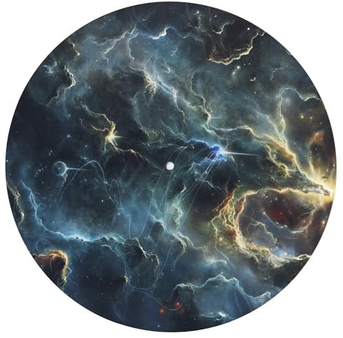 Slipmat - Plattenspieler Matte aus Gummi Nebula - Matte für Grammophon 30,5 cm (12')