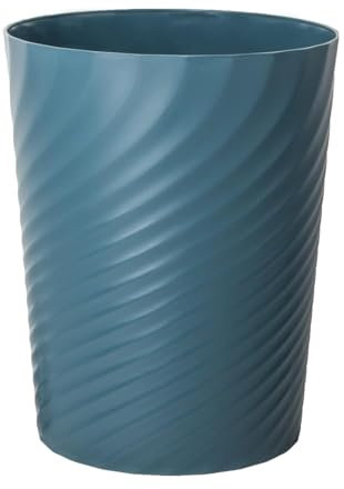 Sinoba Papierkorb 8008 Mülleimer Abfalleimer Papiereimer Kunststoff ideal für Kinderzimmer Büro Küche Höhe 32 cm 12L (Dunkelblau)