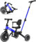 XJD Toddler Trike Bike, 6 in 1 Toddler Tricycle for 1-4 Year Old Boy & Girl with Push Handle, Balance Bike with Removable Pedal, Backrest, Adjustable Seat Height and Handle Birthday Gift (Blue)