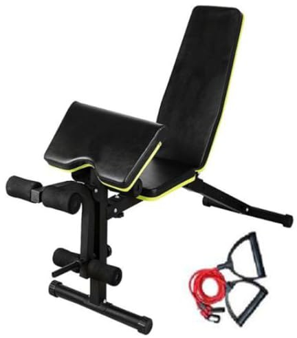 Weight Training Bench with Leg Extension Bench Press Full Body Workout Equipment Home or Professional Gym